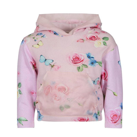 Lapin House Girls Pink Foral Hooded Top & Leggings Set Lapin House Girls Pink Foral Hooded Top & Leggings Set