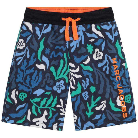 Marc Jacobs Boys Blue Algas Print Shorts Marc Jacobs Boys Blue Algas Print Shorts