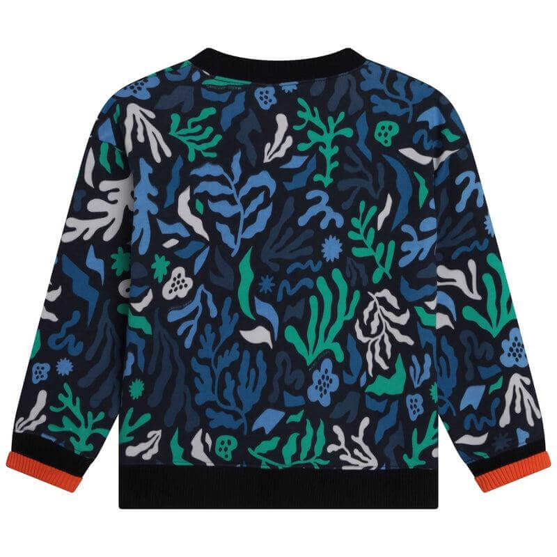 Marc Jacobs Boys Blue Algas Print Sweatshirt Marc Jacobs Boys Blue Algas Print Sweatshirt