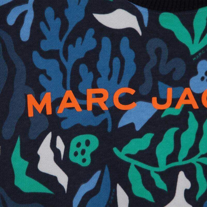 Marc Jacobs Boys Blue Algas Print Sweatshirt Marc Jacobs Boys Blue Algas Print Sweatshirt