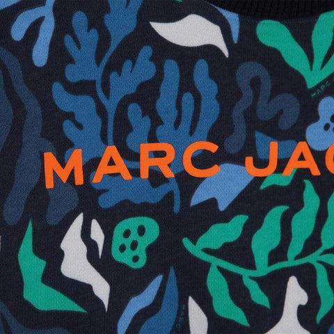 Marc Jacobs Boys Blue Algas Print Sweatshirt Marc Jacobs Boys Blue Algas Print Sweatshirt