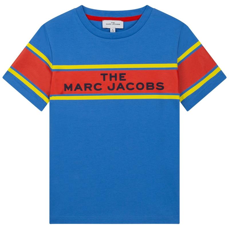 Marc Jacobs Boys Blue Logo T-Shirt Marc Jacobs Boys Blue Logo T-Shirt