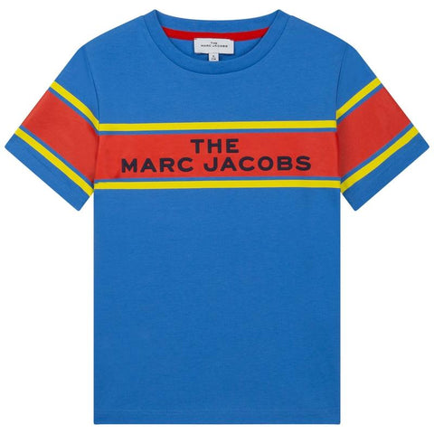 Marc Jacobs Boys Blue Logo T-Shirt Marc Jacobs Boys Blue Logo T-Shirt