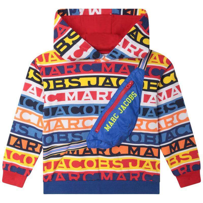 Marc Jacobs Boys Multicoloured Logo Hoodie Marc Jacobs Boys Multicoloured Logo Hoodie