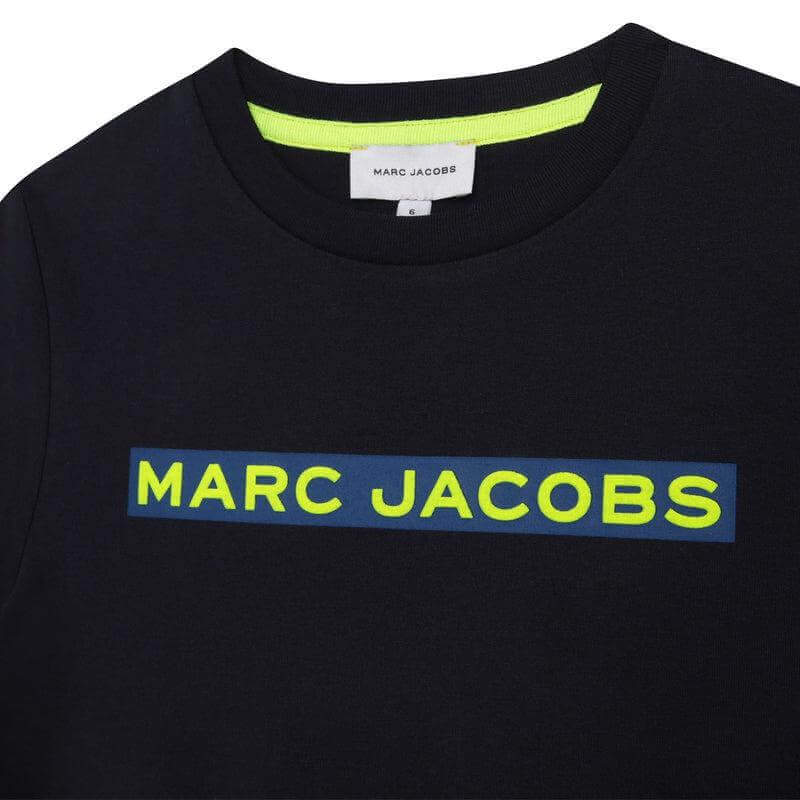 Marc Jacobs Boys Navy Logo T-shirt Marc Jacobs Boys Navy Logo T-shirt