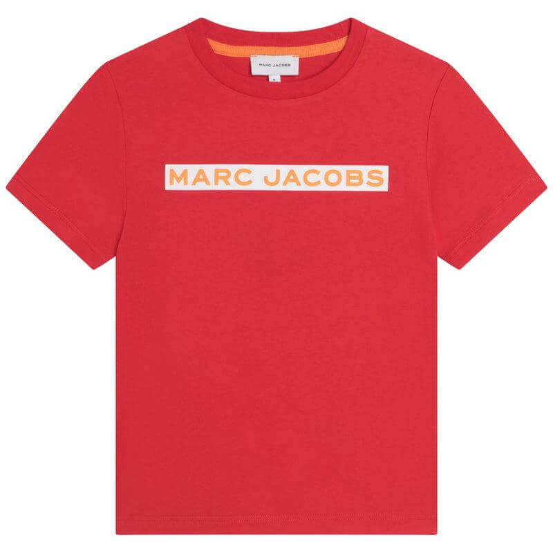Marc Jacobs Boys Red Logo T-shirt Marc Jacobs Boys Red Logo T-shirt