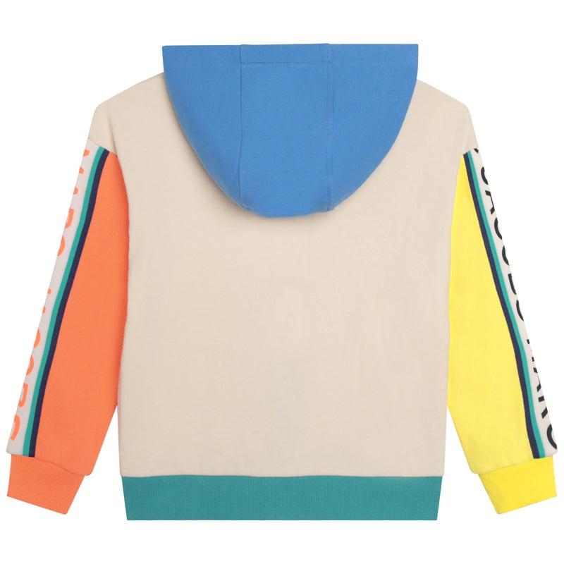 Marc Jacobs Boys Vertical Logo Multicolored Hoodie Marc Jacobs Boys Vertical Logo Multicolored Hoodie