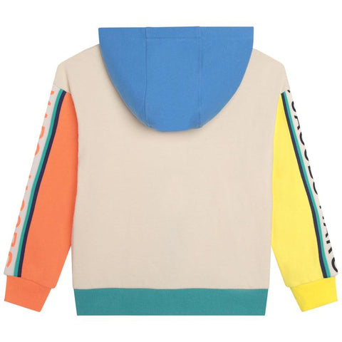 Marc Jacobs Boys Vertical Logo Multicolored Hoodie Marc Jacobs Boys Vertical Logo Multicolored Hoodie