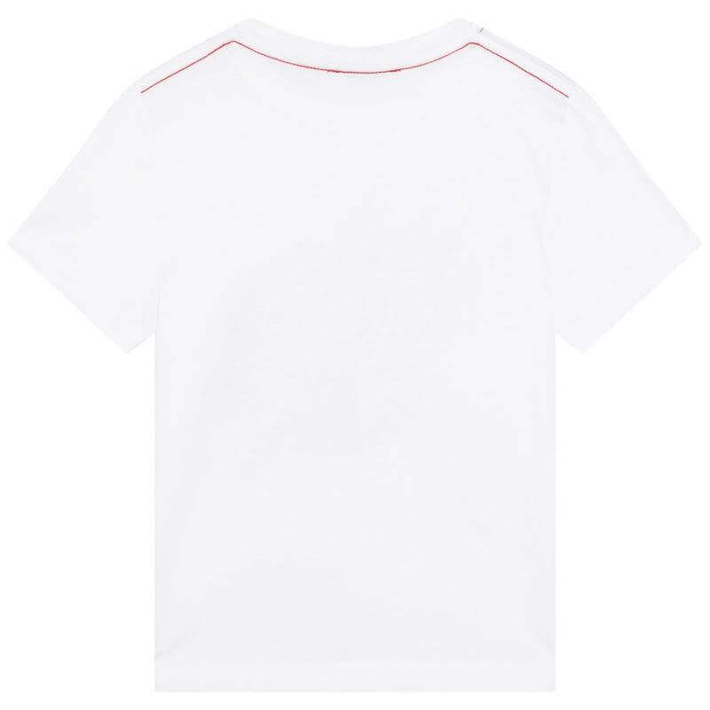 Marc Jacobs Boys White Basketball T-shirt Marc Jacobs Boys White Basketball T-shirt