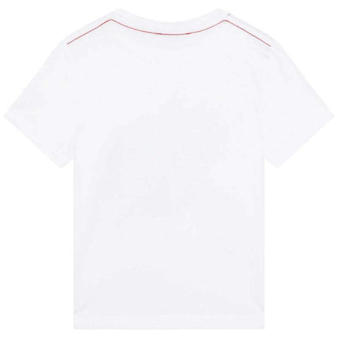 Marc Jacobs Boys White Basketball T-shirt Marc Jacobs Boys White Basketball T-shirt