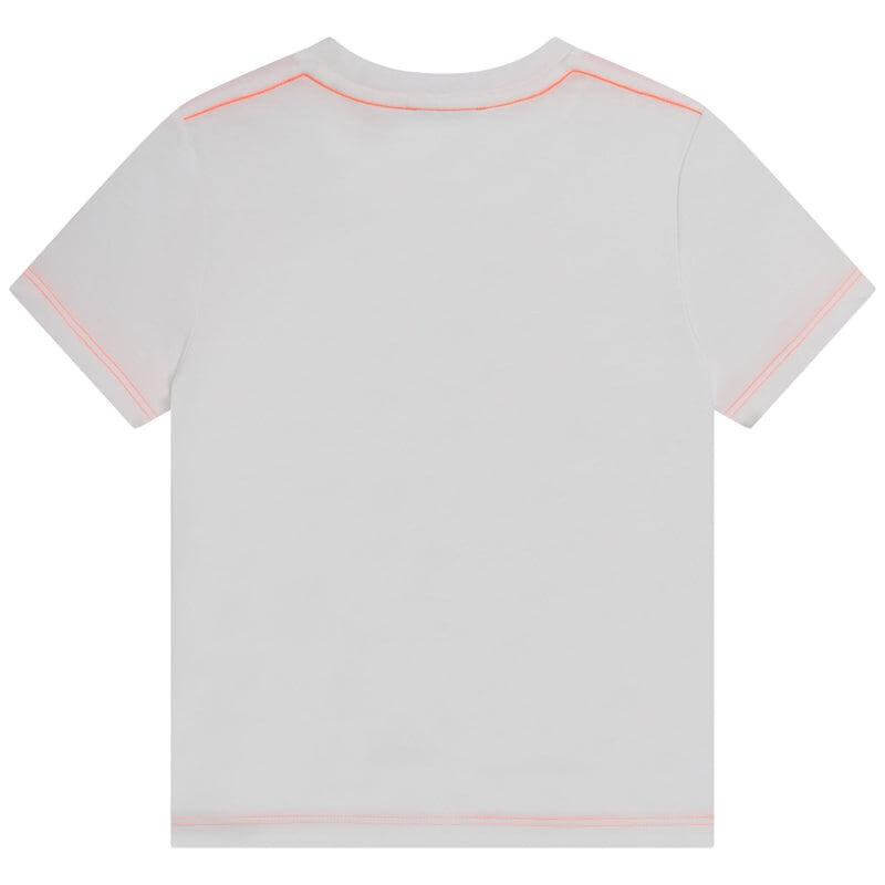 Marc Jacobs Boys White Cotton Logo T-shirt Marc Jacobs Boys White Cotton Logo T-shirt