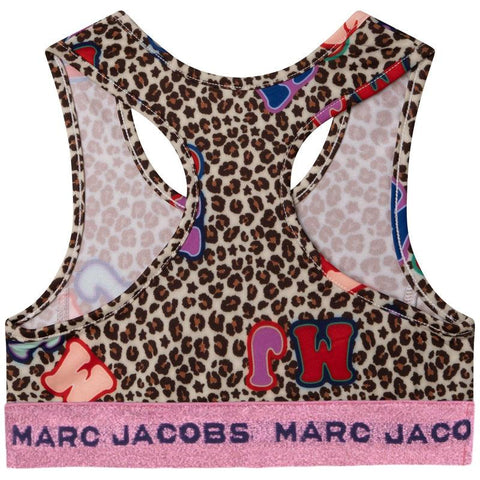 Marc Jacobs Girls Cheetah Print Active Top Marc Jacobs Girls Cheetah Print Active Top