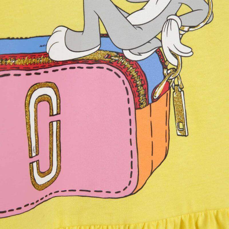 Marc Jacobs Girls Yellow Looney Tunes Bag Dress Marc Jacobs Girls Yellow Looney Tunes Bag Dress