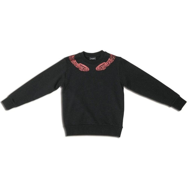 Marcelo Burlon Boys Black Snake Sweatshirt Marcelo Burlon Boys Black Snake Sweatshirt
