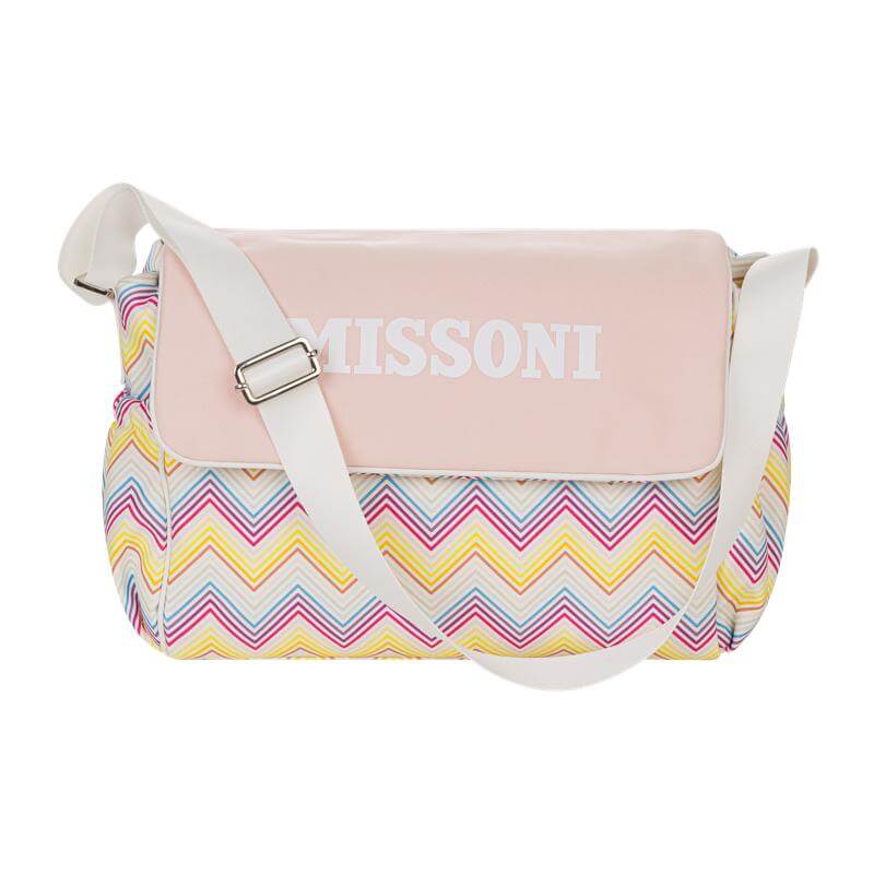 Missoni Kids Baby Girls Pink Changing Bag Missoni Kids Baby Girls Pink Changing Bag