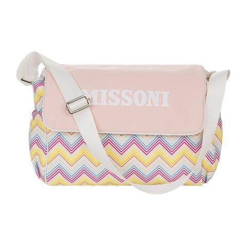 Missoni Kids Baby Girls Pink Changing Bag Missoni Kids Baby Girls Pink Changing Bag