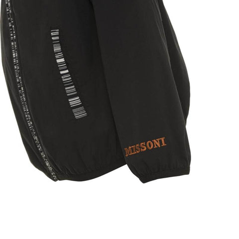 Missoni Kids Boys Black Windbreaker Missoni Kids Boys Black Windbreaker