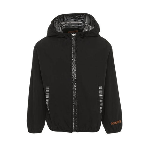 Missoni Kids Boys Black Windbreaker Missoni Kids Boys Black Windbreaker