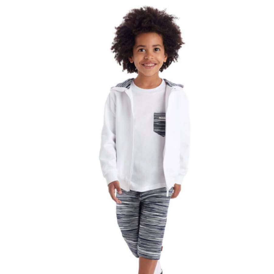 Missoni Kids Boys Navy Logo Pocket T-Shirt Missoni Kids Boys Navy Logo Pocket T-Shirt
