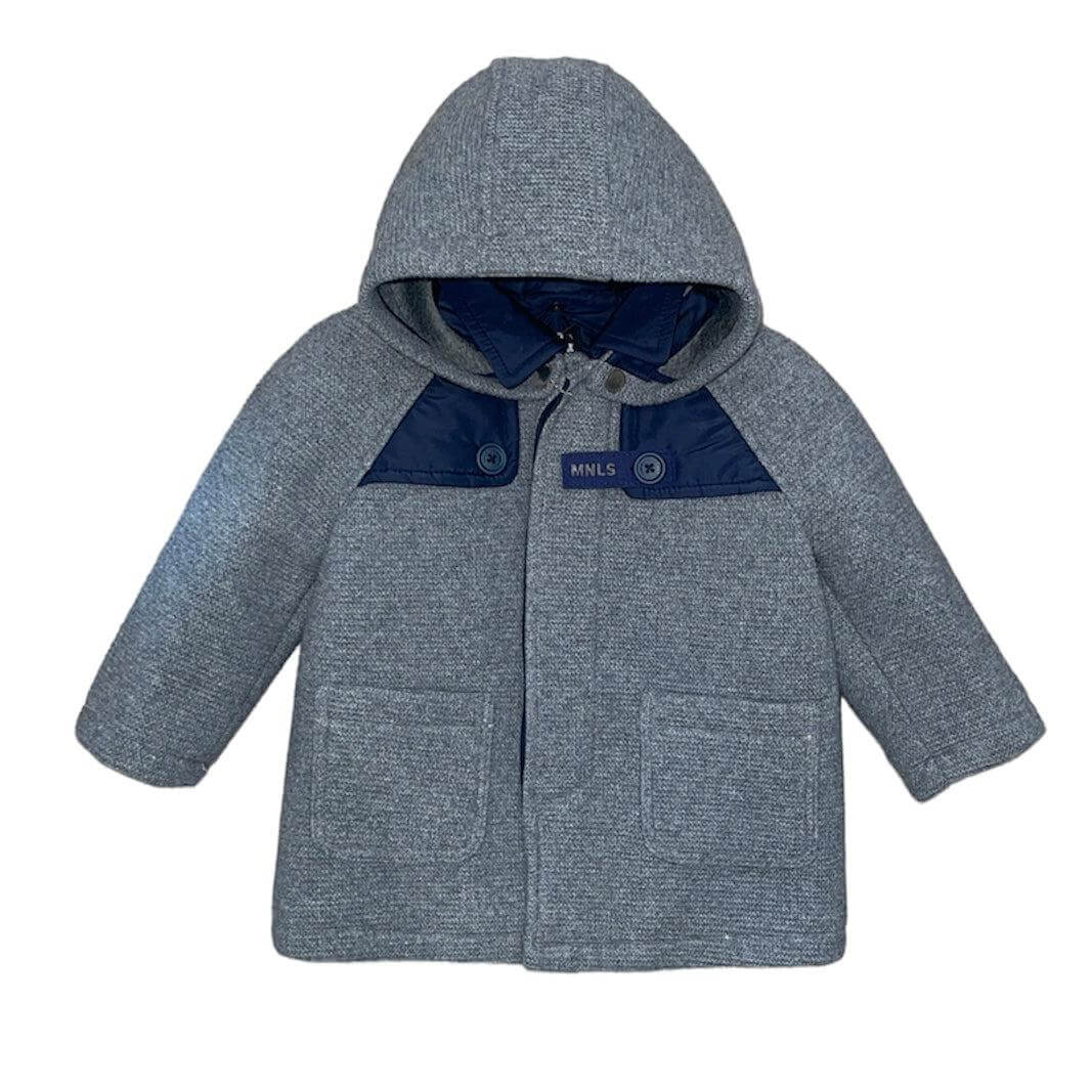 Monnalisa Baby Boys Grey Coat Monnalisa Baby Boys Grey Coat