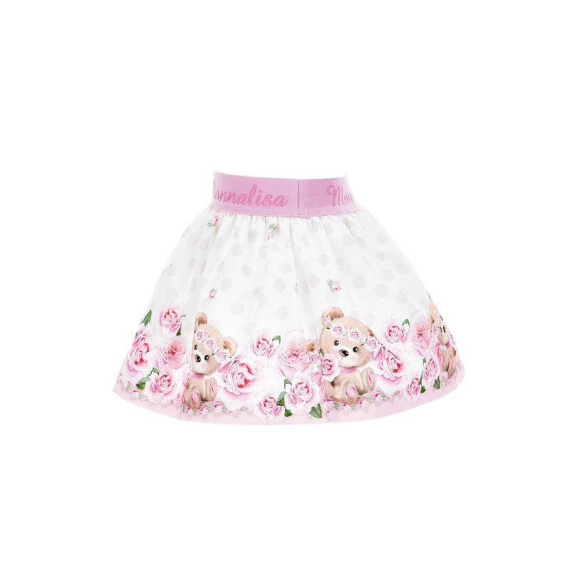 Monnalisa Baby Girls Bear Skirt Monnalisa Baby Girls Bear Skirt