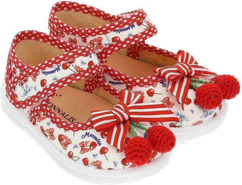 Monnalisa Baby Girls Cherry Shoes Monnalisa Baby Girls Cherry Shoes