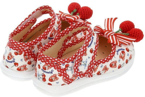Monnalisa Baby Girls Cherry Shoes Monnalisa Baby Girls Cherry Shoes