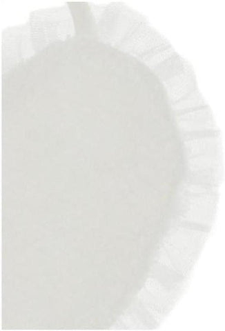 Monnalisa Baby Girls Ivory Heart Bib Monnalisa Baby Girls Ivory Heart Bib