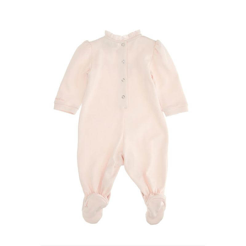 Monnalisa Baby Girls Pink Babygrow Monnalisa Baby Girls Pink Babygrow