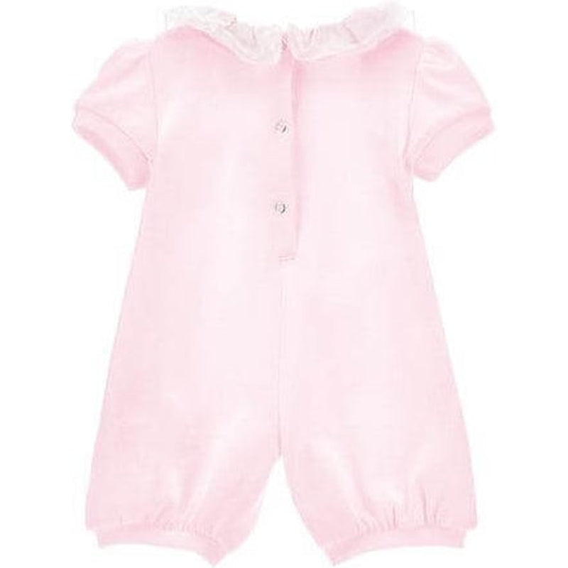 Monnalisa Baby Girls Pink Bear Romper Monnalisa Baby Girls Pink Bear Romper
