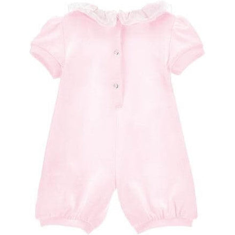 Monnalisa Baby Girls Pink Bear Romper Monnalisa Baby Girls Pink Bear Romper