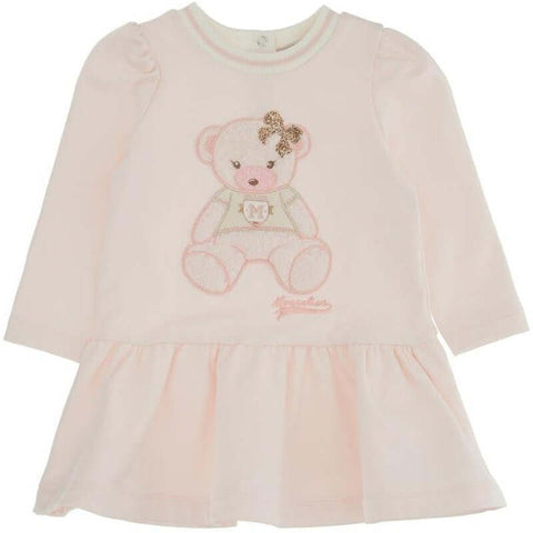 Monnalisa Baby Girls Pink Teddy Dress Monnalisa Baby Girls Pink Teddy Dress