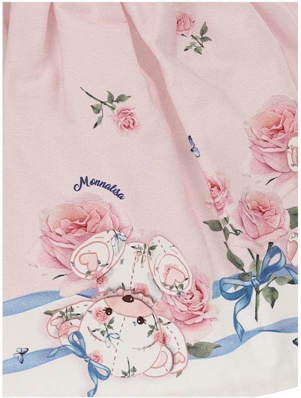 Monnalisa Baby Girls Pink Teddy Skirt Monnalisa Baby Girls Pink Teddy Skirt