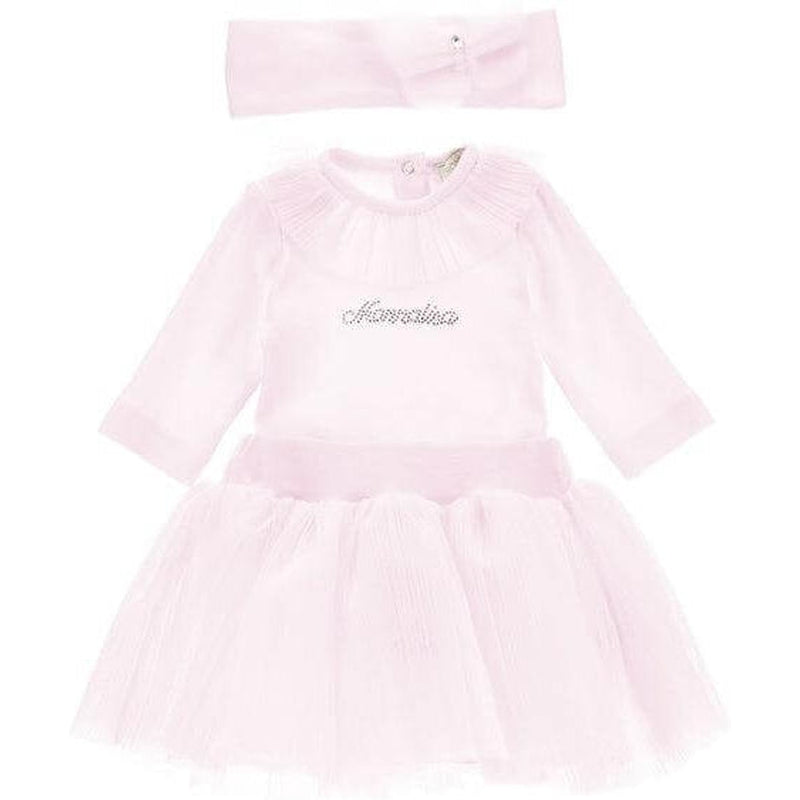 Monnalisa Baby Girls Pink Tulle Skirt Set Monnalisa Baby Girls Pink Tulle Skirt Set