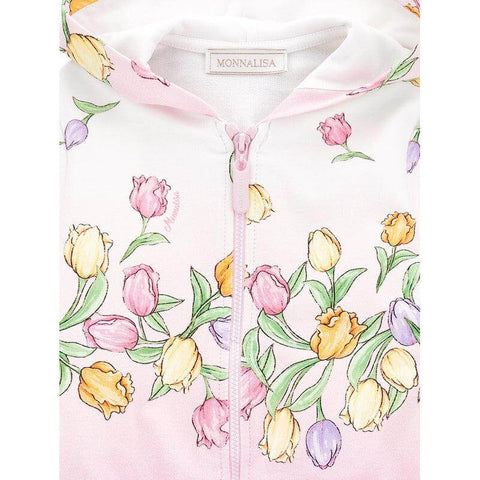 Monnalisa Baby Girls Tulip Zip Up Monnalisa Baby Girls Tulip Zip Up