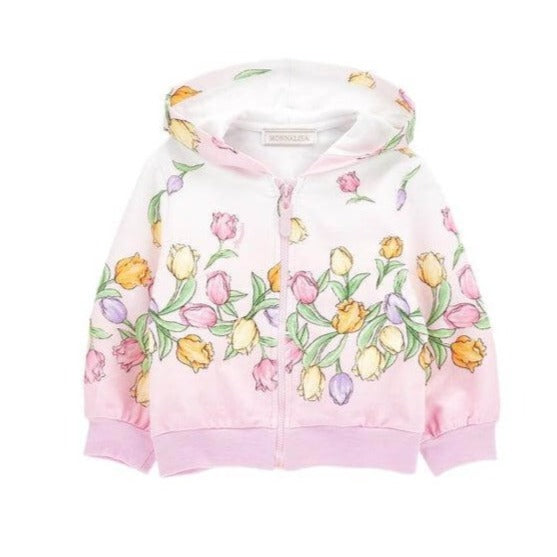 Monnalisa Baby Girls Tulip Zip Up Monnalisa Baby Girls Tulip Zip Up