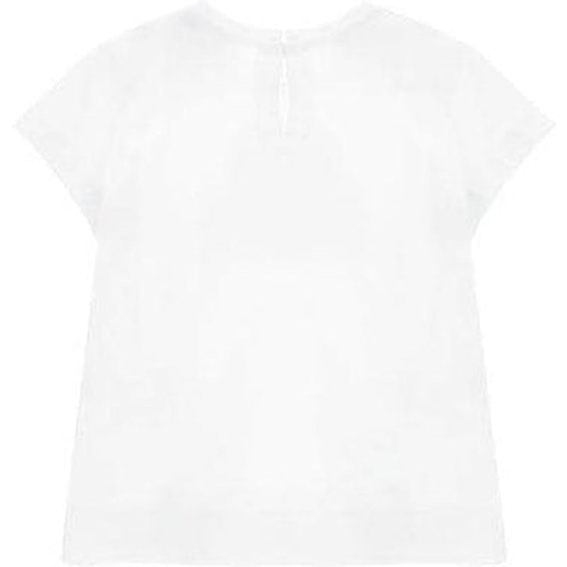 Monnalisa Baby Girls White Bear T-Shirt Monnalisa Baby Girls White Bear T-Shirt
