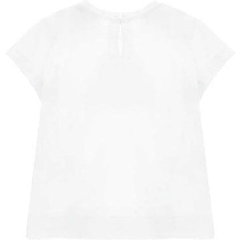 Monnalisa Baby Girls White Bear T-Shirt Monnalisa Baby Girls White Bear T-Shirt
