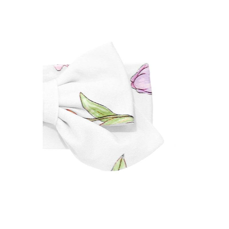 Monnalisa Baby Girls White Tulip Headband Monnalisa Baby Girls White Tulip Headband