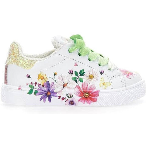 Monnalisa Girls Floral Trainer Monnalisa Girls Floral Trainer