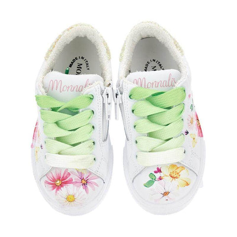 Monnalisa Girls Floral Trainer Monnalisa Girls Floral Trainer