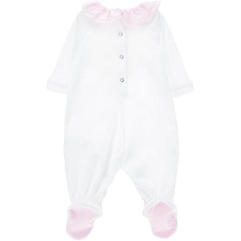 Monnalisa Girls Ivory Rose Babygrow Monnalisa Girls Ivory Rose Babygrow