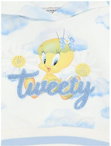 Monnalisa Girls Ivory Tweety Pie Hoody Monnalisa Girls Ivory Tweety Pie Hoody