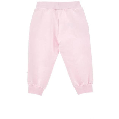 Monnalisa Girls Pink Flower Joggers Monnalisa Girls Pink Flower Joggers