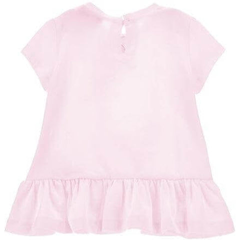 Monnalisa Girls Pink Tinkerbell Peplum Tunic Monnalisa Girls Pink Tinkerbell Peplum Tunic