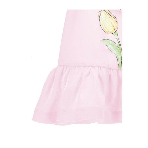 Monnalisa Girls Pink Tinkerbell Peplum Tunic Monnalisa Girls Pink Tinkerbell Peplum Tunic
