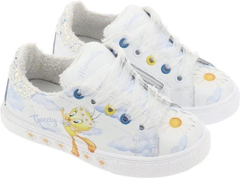 Monnalisa Girls White Tweety Pie Trainer Monnalisa Girls White Tweety Pie Trainer