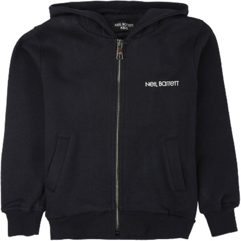 Neil Barrett Boys Blue Zip Up Hoodie Neil Barrett Boys Blue Zip Up Hoodie