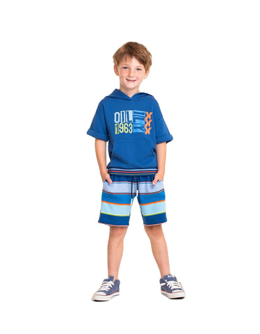Oilily Boys Blue Hort Hooded Sweater Oilily Boys Blue Hort Hooded Sweater