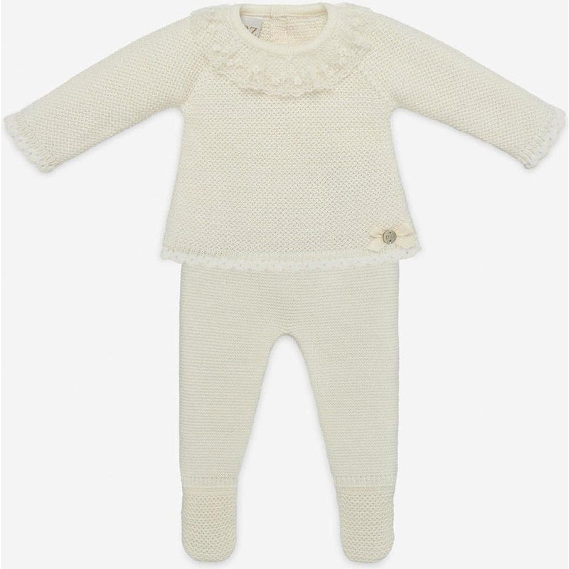 Paz Rodriguez Baby Cream Knitted Set Paz Rodriguez Baby Cream Knitted Set